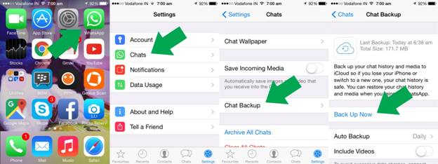 backup whatsapp messages