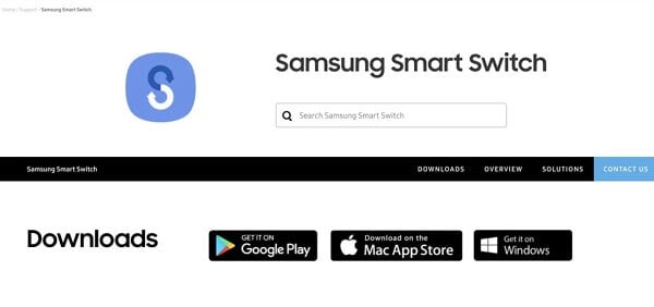 install Samsung smart switch