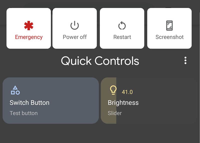 1.3	New Power Menu with smart home controls