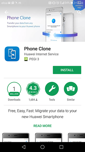 was ist die Huawei Clone-App