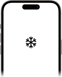iPhone eingefroren