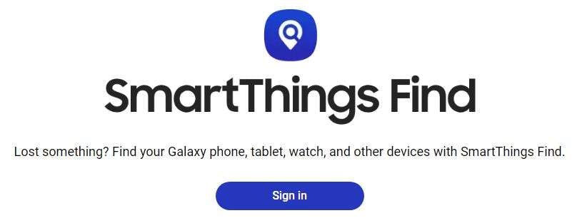 spegnimento del dispositivo samsung con smartthings find