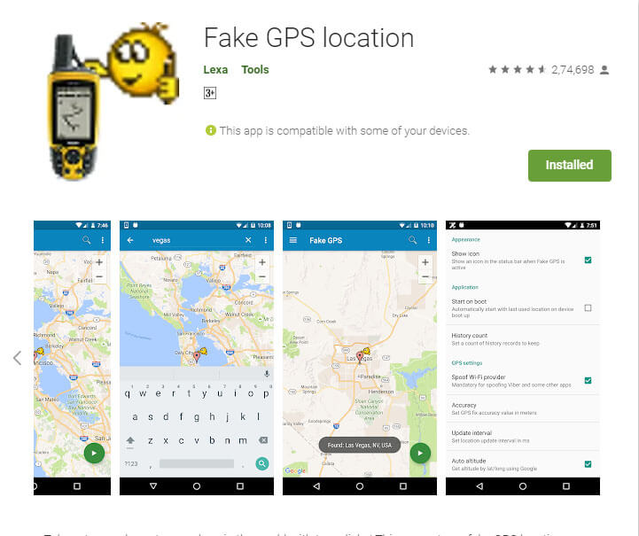 fake gps location app
