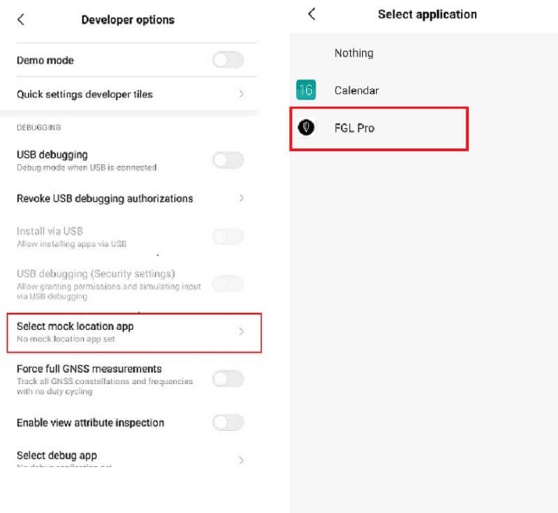use mock feature on your phone