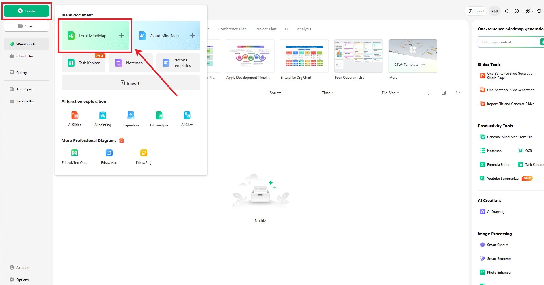 edrawmind-open-new-file