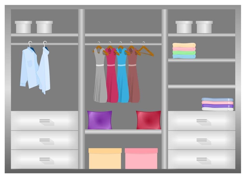 multistory closet design example