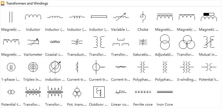 electrical-transformers-symbols