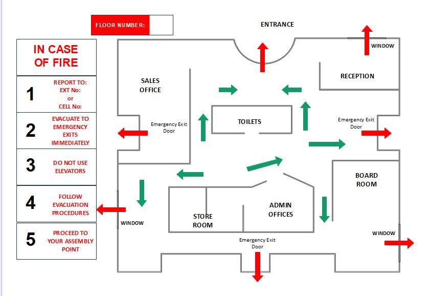 hotel emergency evacuation plan