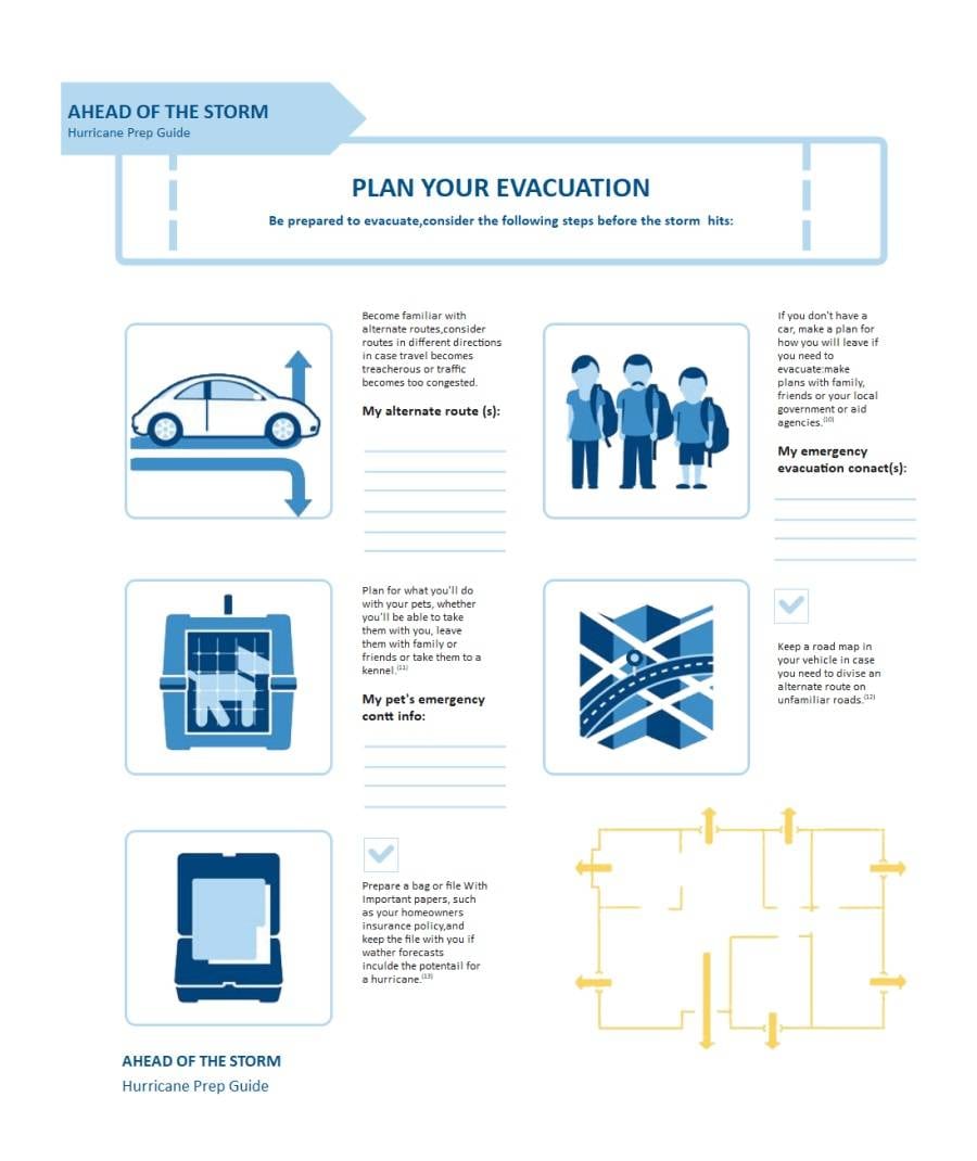 hurricane evacuation plan