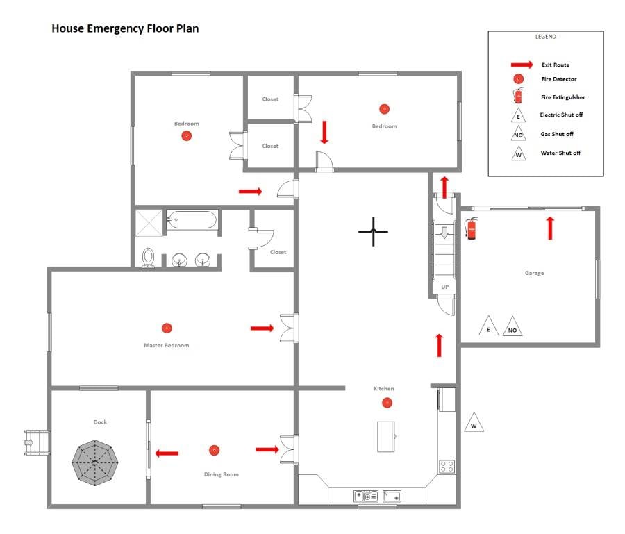 home-fire-escape-plan-template