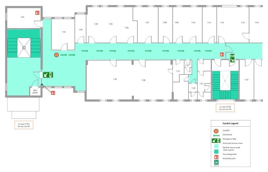 school-hall-fire-escape-plan