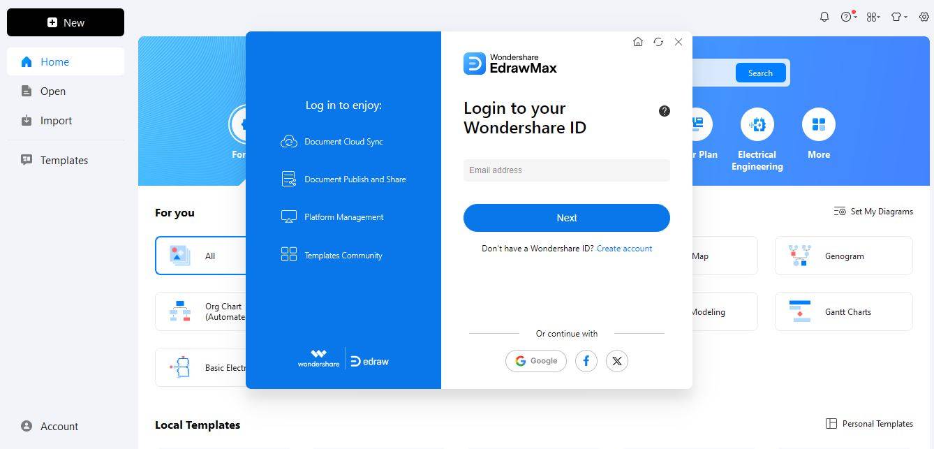 download and open edrawmax