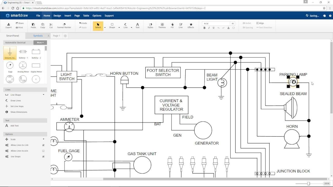 SmartDraw-electrical-diagram-maker
