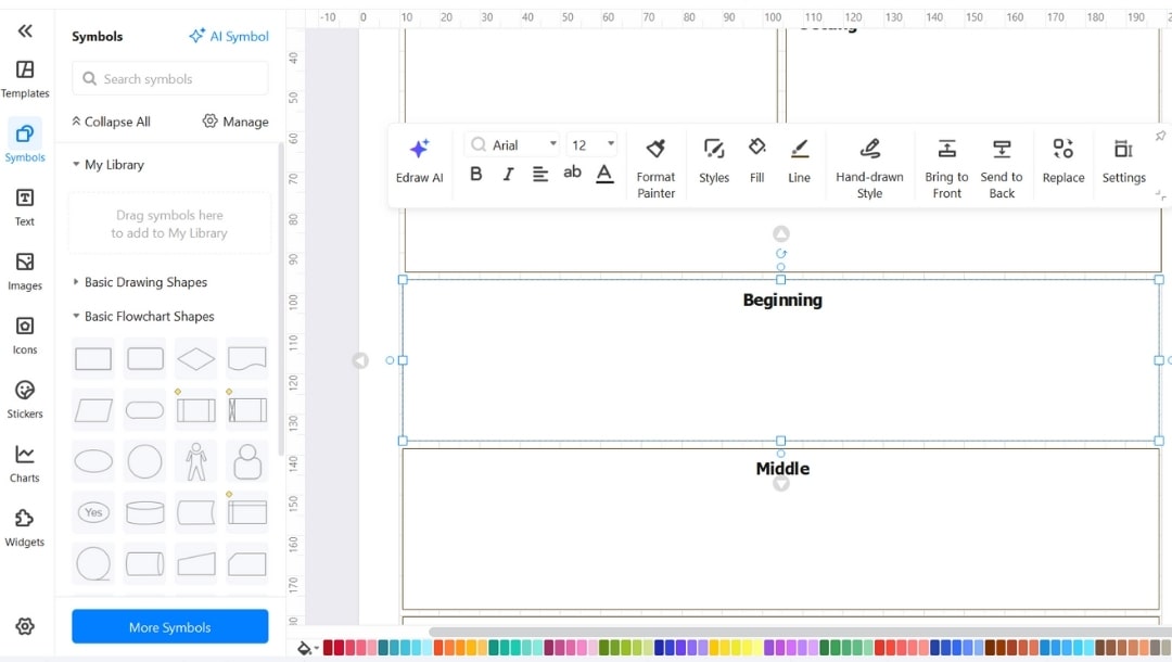 inserting and customizing elements