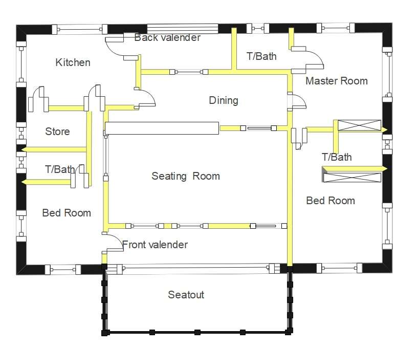 simple 3 bedroom house plan