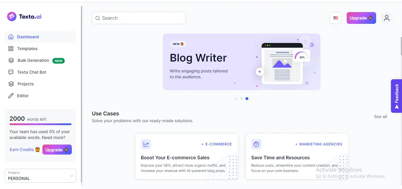 texta ai blog writer