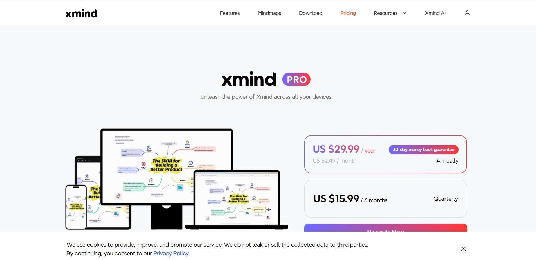 XMind Mind-Mapping Software Screenshot
