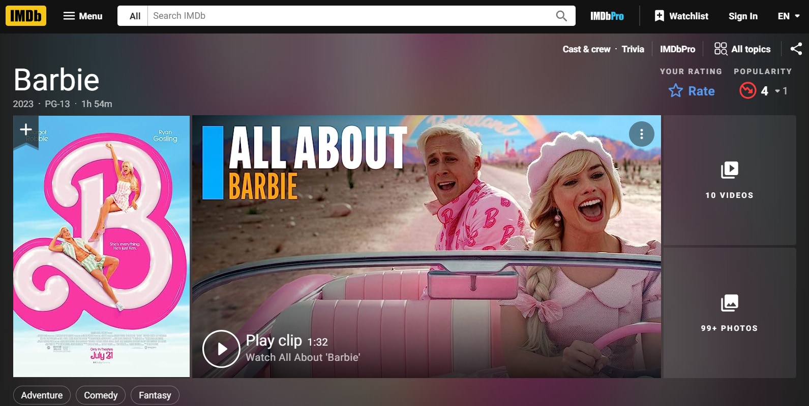 All The Barbie Movies - IMDb