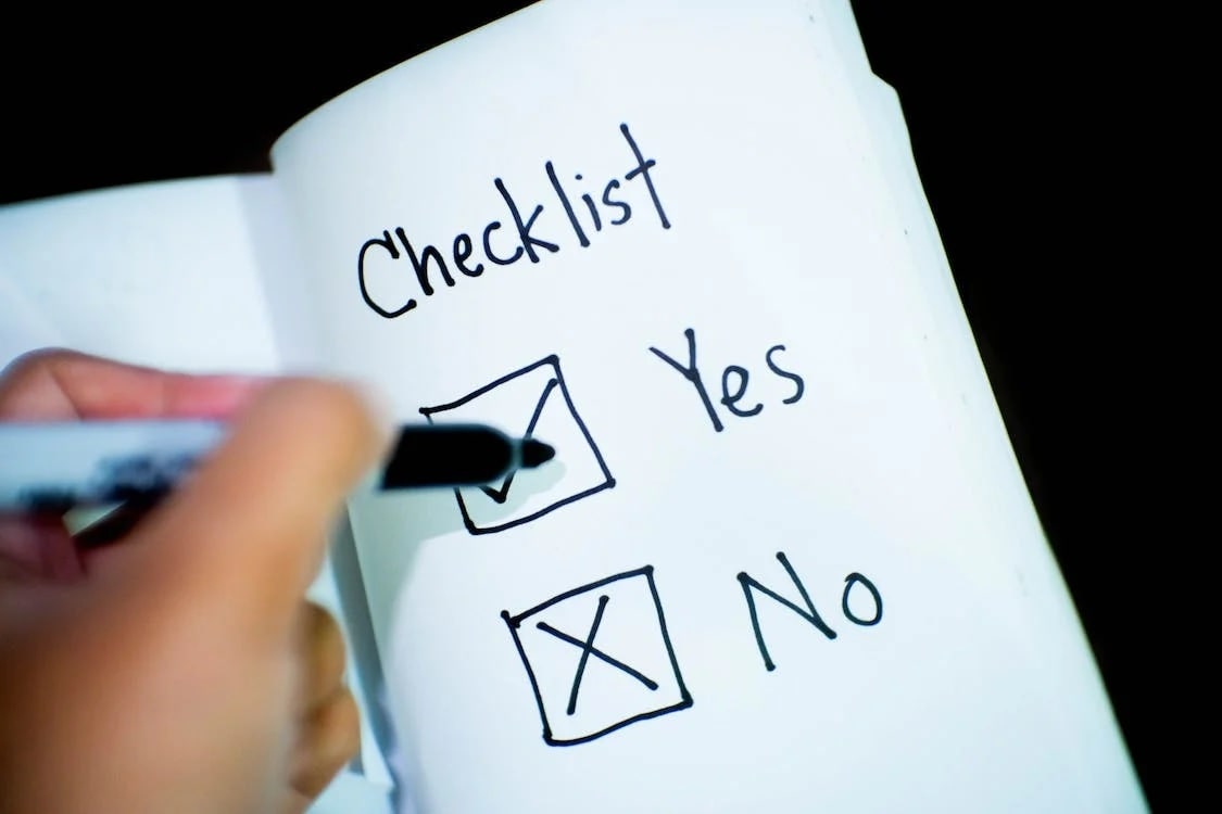 writing an effective checklist