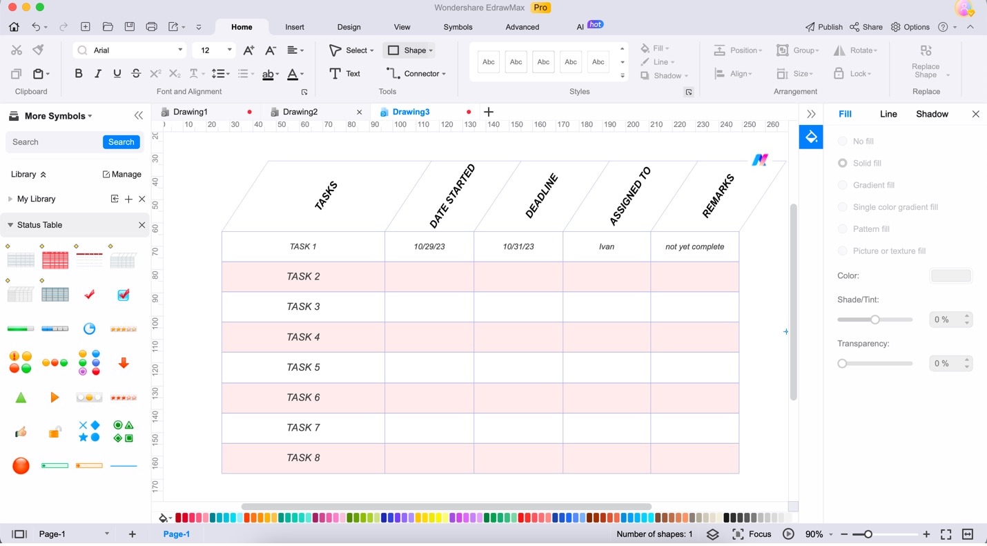 edrawmax checklist sample