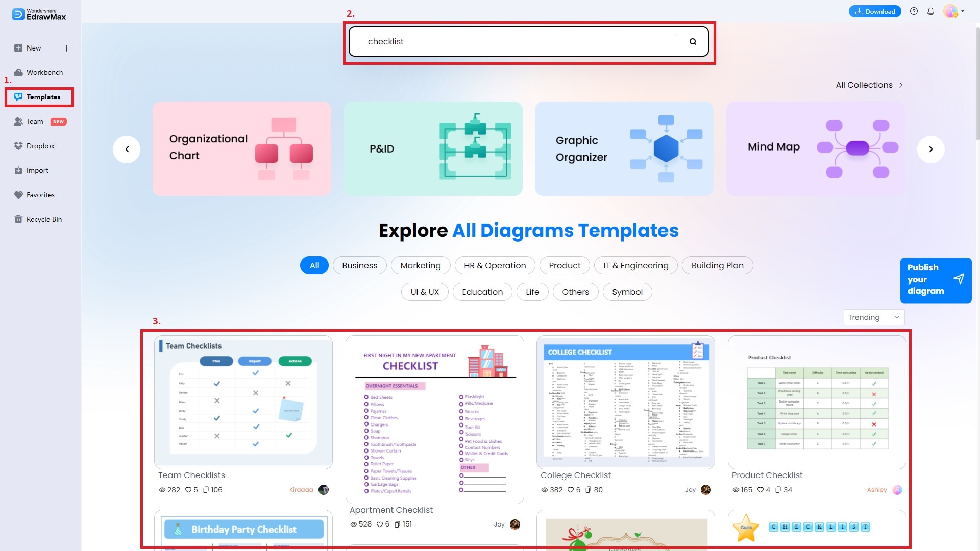 edrawmax online templates window