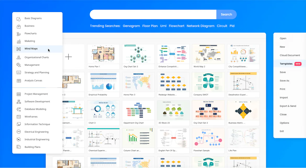 edrawmax online tool to create clustered column chart