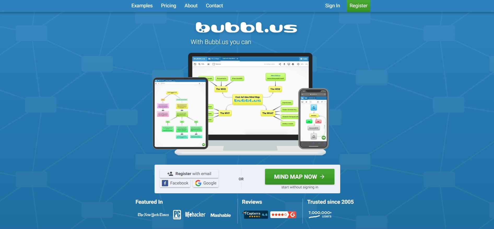 pagina inicial do bubbleus