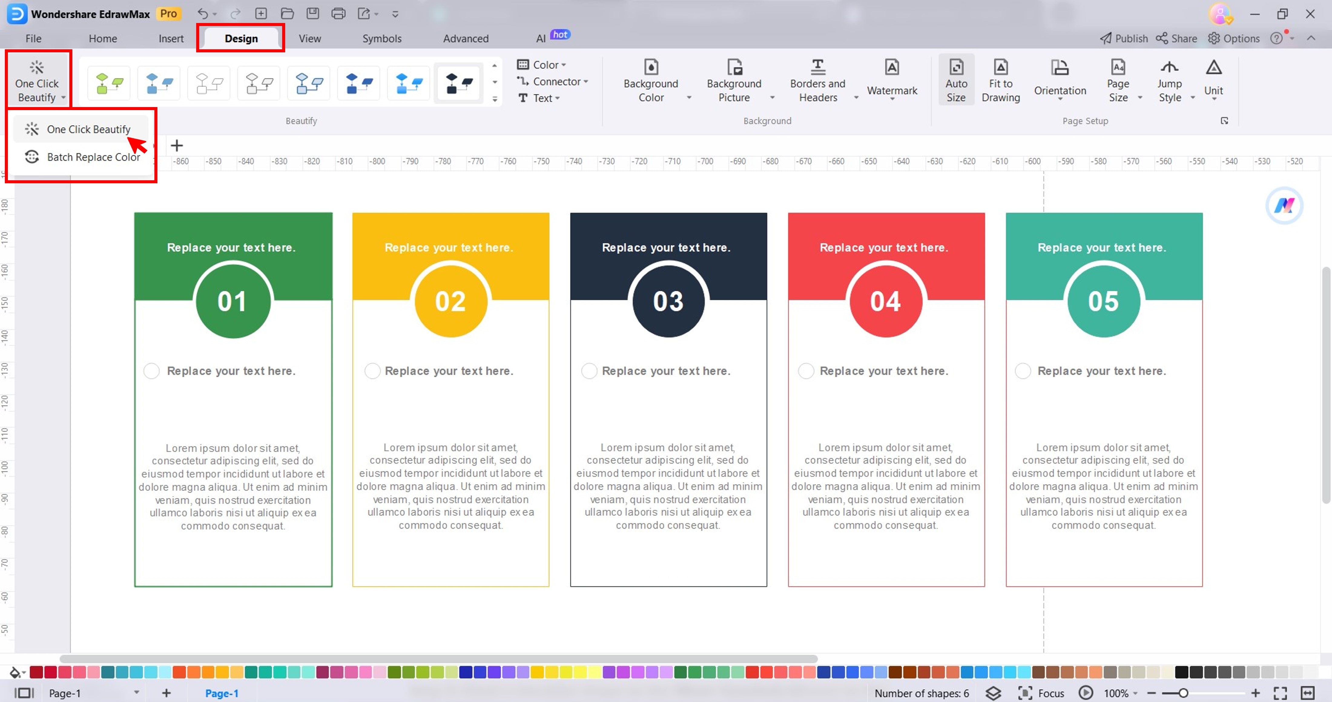 change checklist theme design