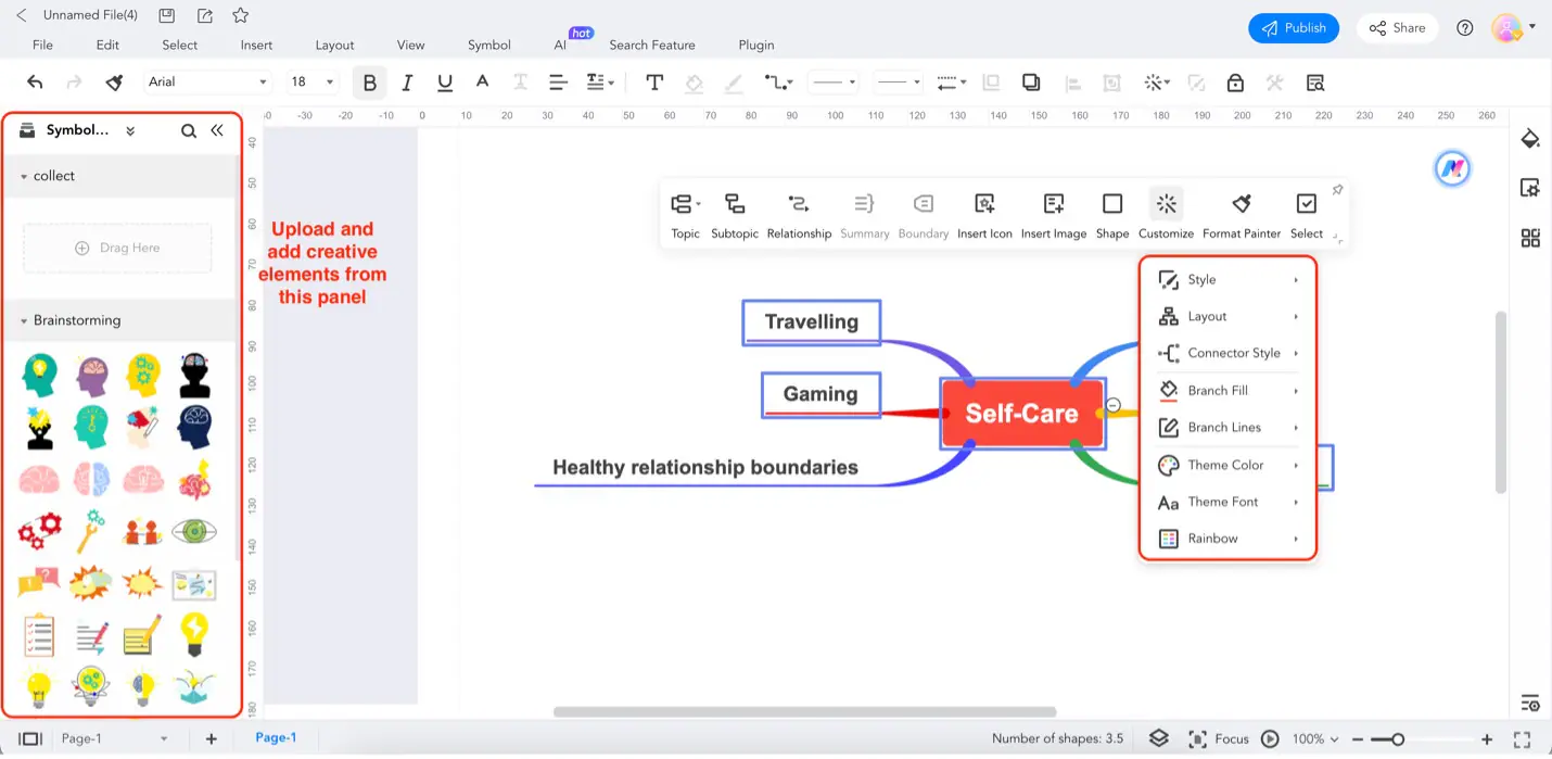 Edrawmax Creative Mind Map 05 