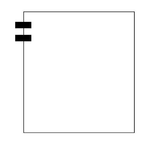 配置図の記号：コンポーネント