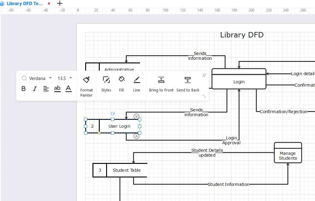 Wondershare EdrawMax formatieren und bearbeiten dfd