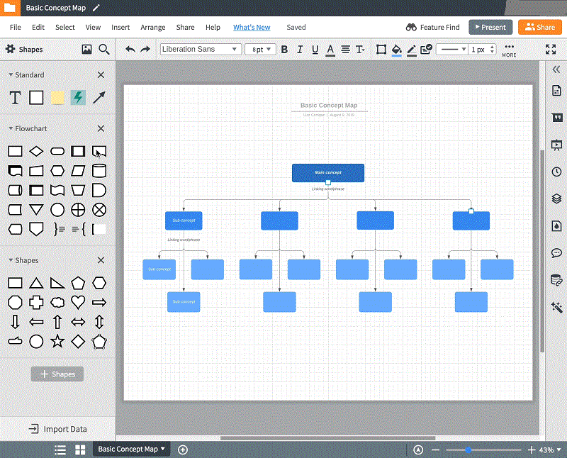 lucidchart-herramienta-alternativa-a-drawio-en-línea