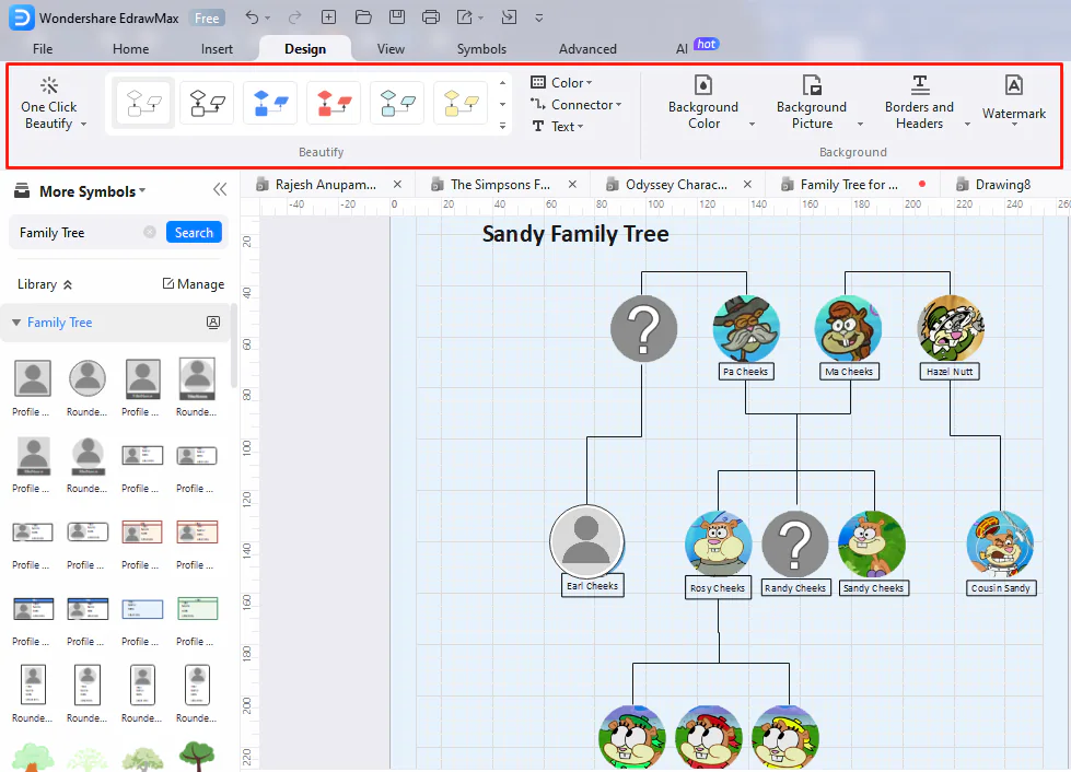 hacer un árbol genealógico