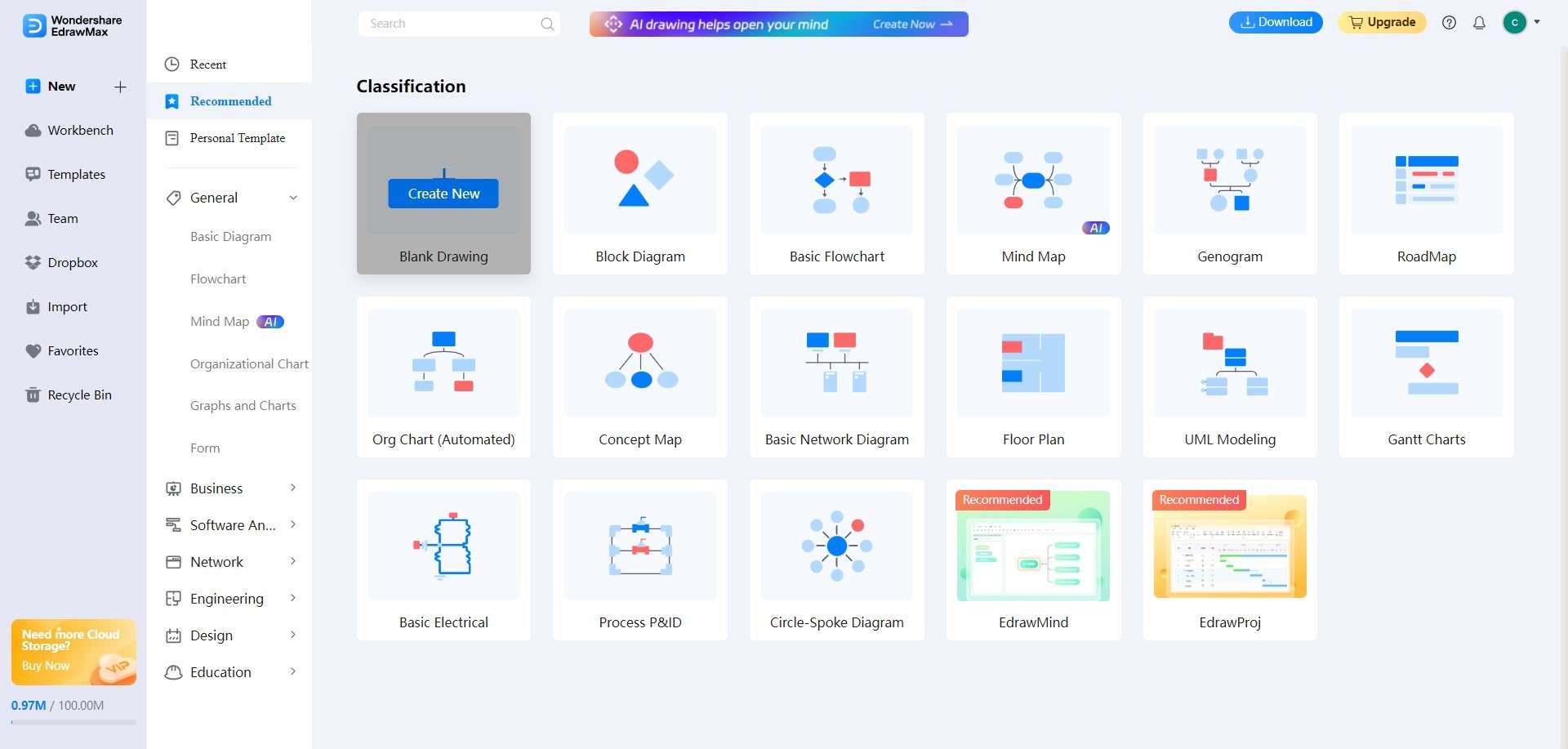 edrawmax classification of diagrams online