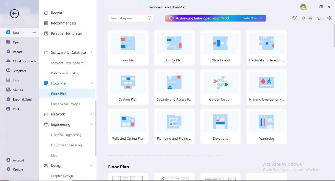 edrawmax floor plan creator