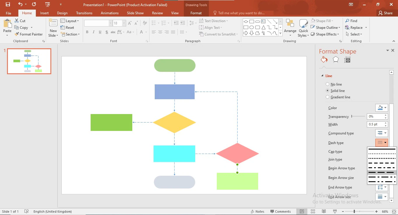 flechas tipo guión powerpoint