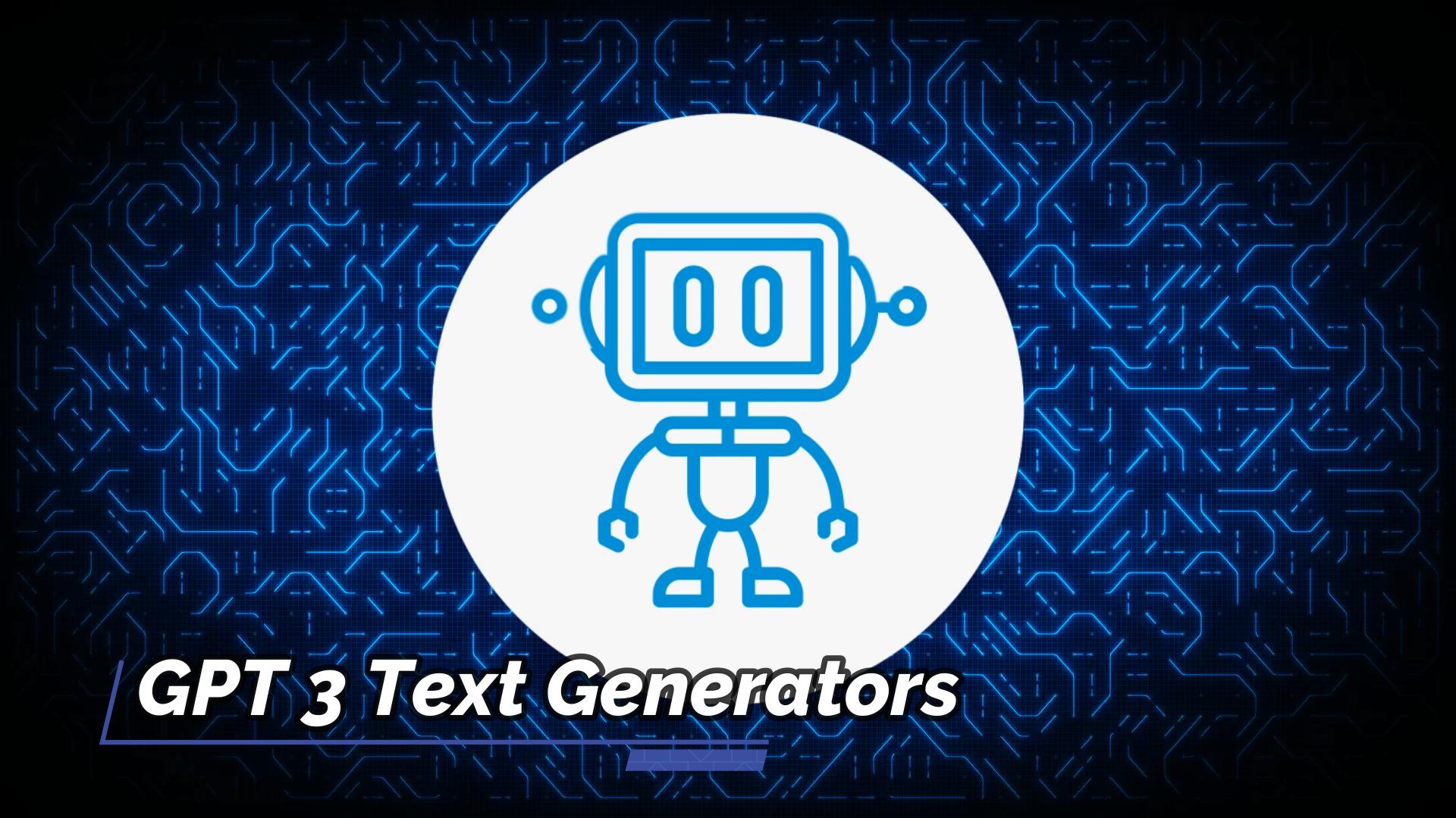 list of best gpt3 text generators