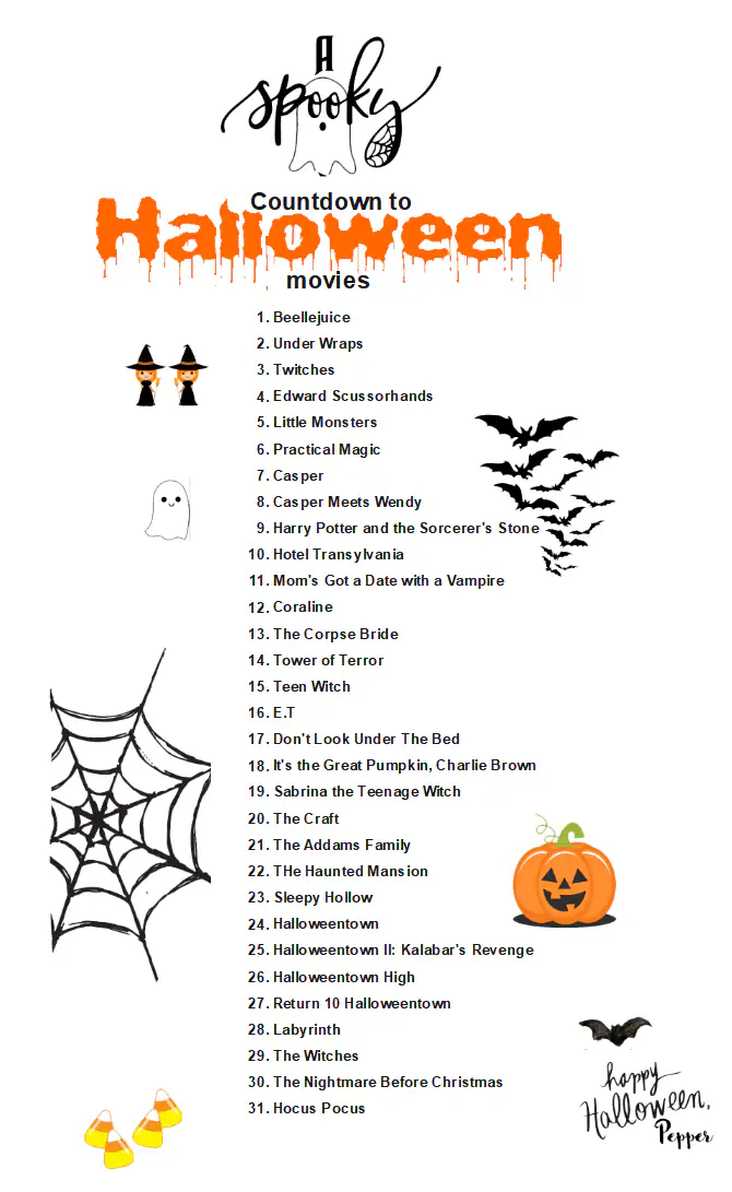 Halloween Movie List