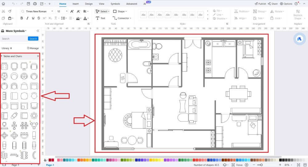 edrawmax home remodeling tool