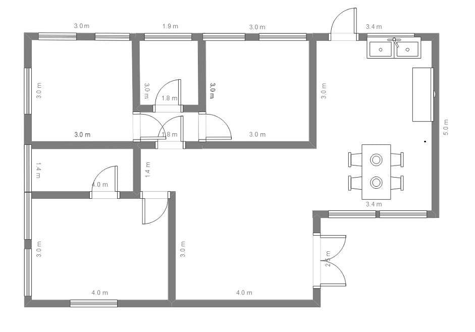 first draft of house plan