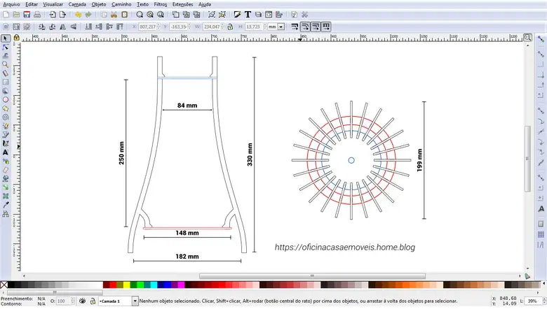 interfaz de usuario de inkscape