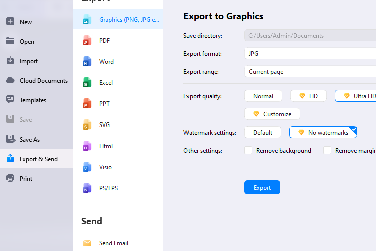 export-flowchart-to-your-device-edrawmax