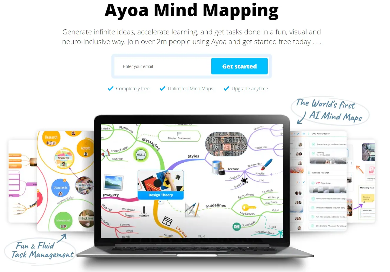 user interface sample of ayoa