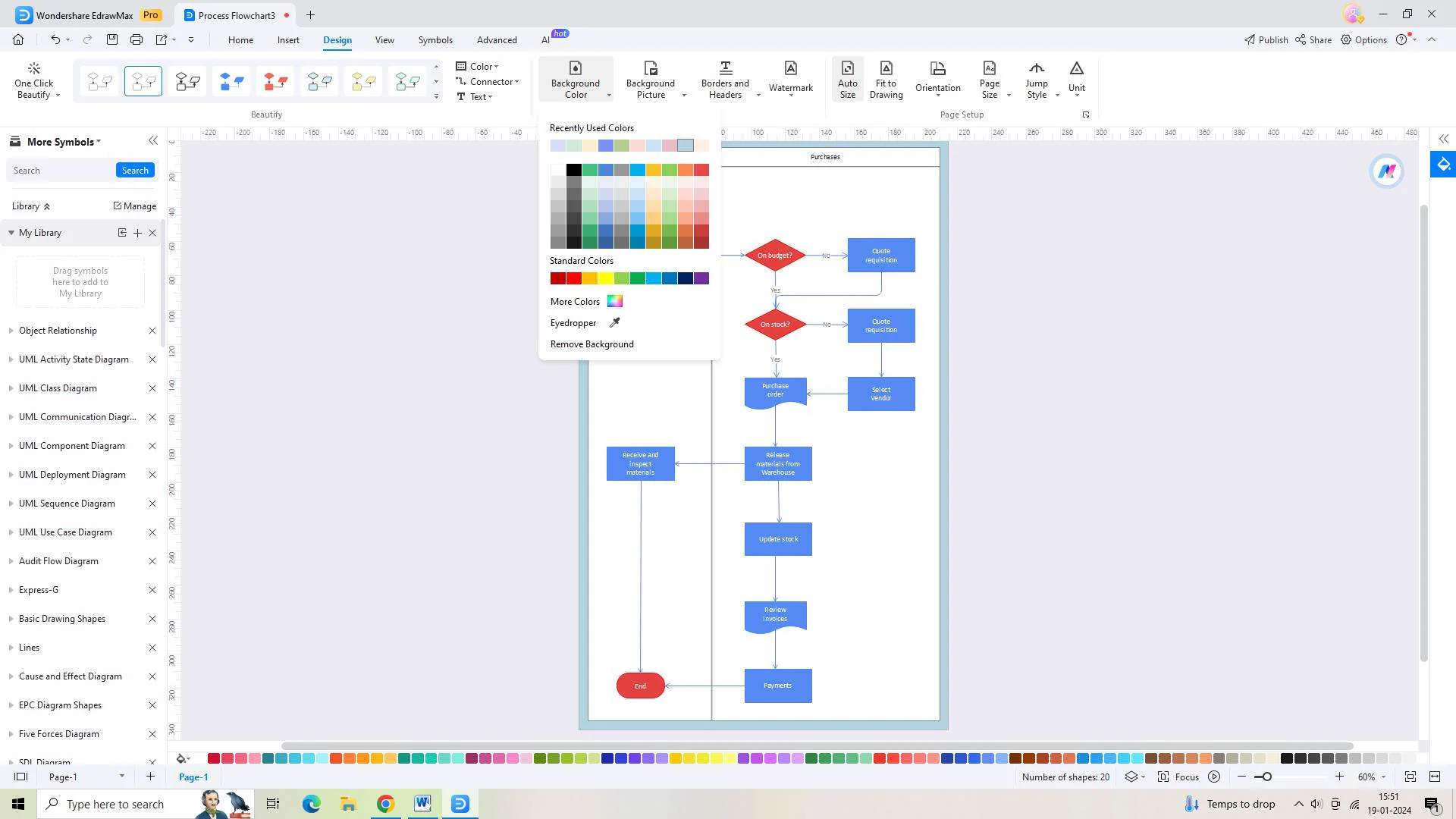 customizing the template