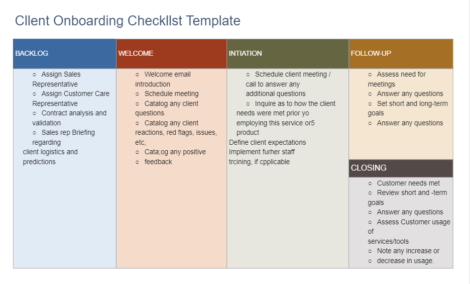 onboarding checklist for new hire template