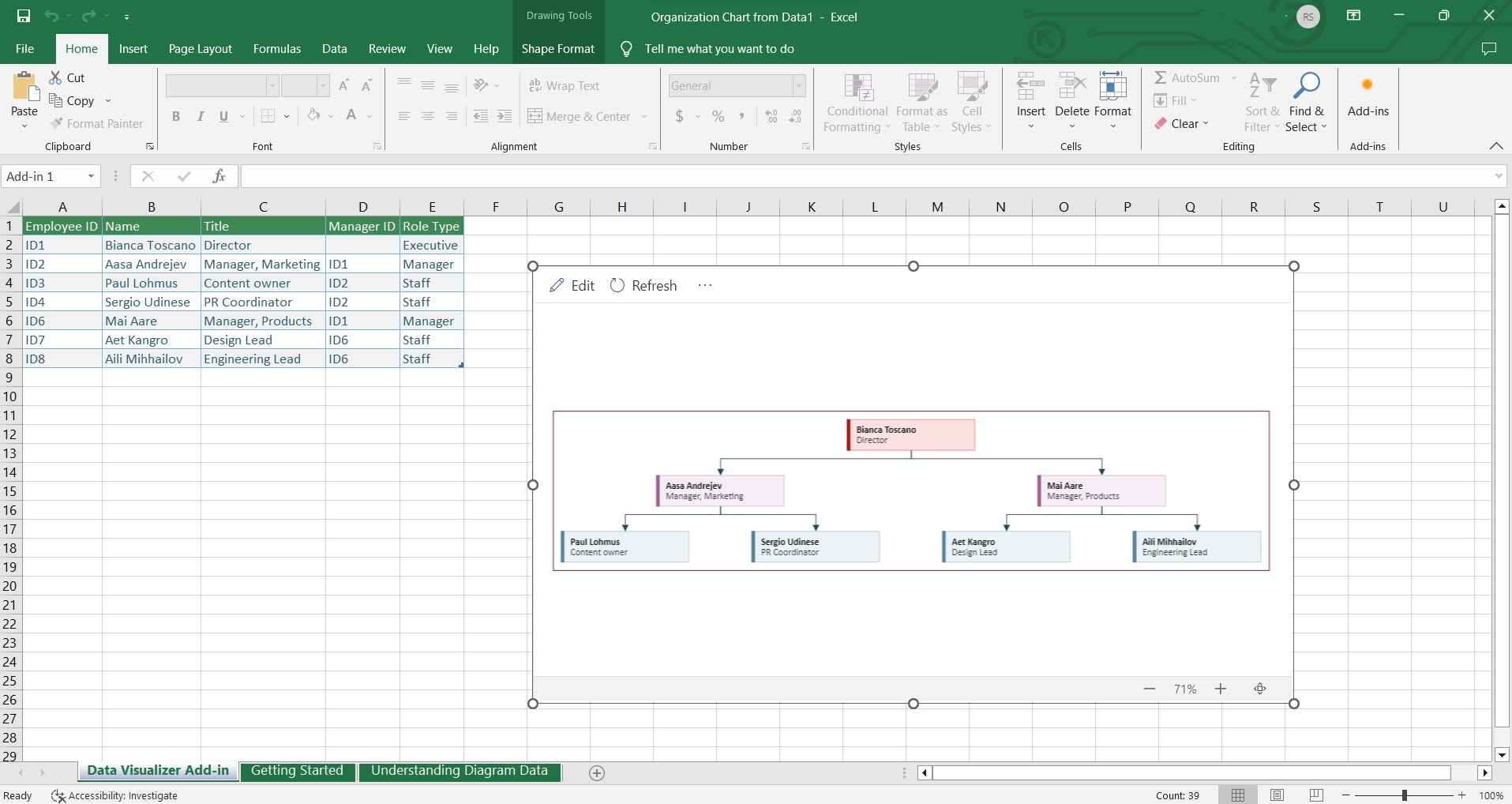 Creating an Org Chart in Excel: A Comprehensive Guide