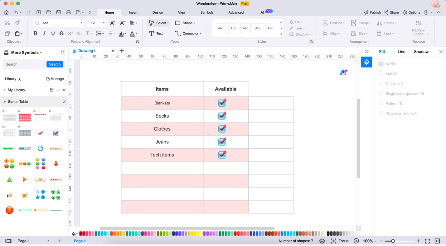 checklist canvas