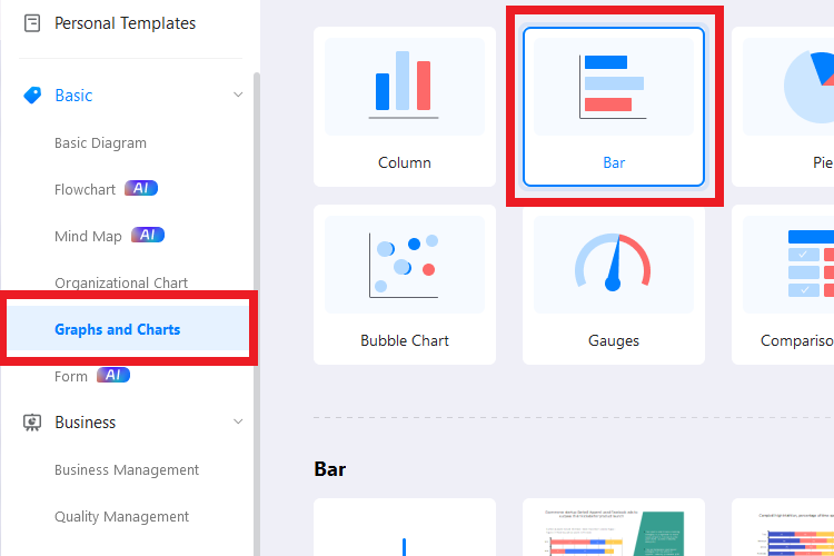 select-graphs-and-charts-click-bar