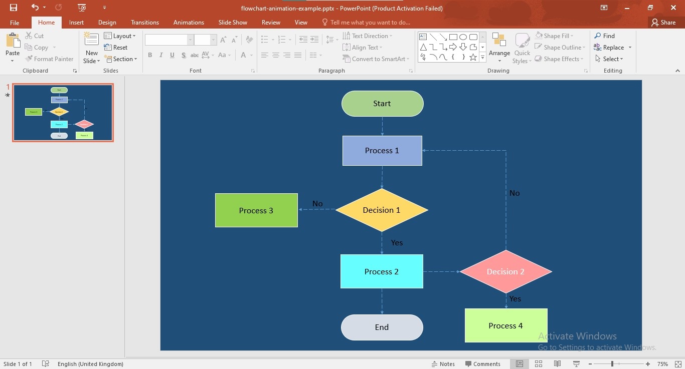 4 Square Diagram PowerPoint Template and Keynote Slide - Slidebazaar