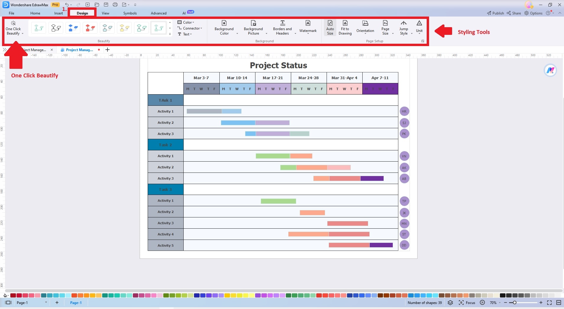 Cómo Personalizar tu Diagrama de Administración de Proyectos